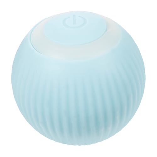 COLLBATH Elektrischer Katzenball Tragbares Kätzchen für Innenräume Rotierender Ball mit LED Lichtern Kratzfestes Kätzchenspielzeug für Katzen für Stundenlangen Spielspaß von COLLBATH