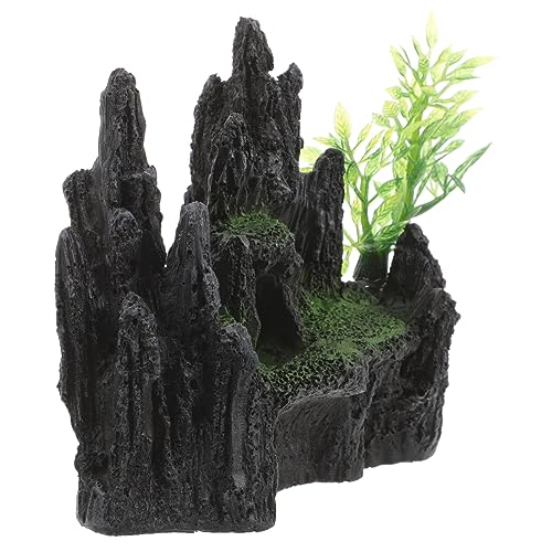 COLLBATH Aquarium-Berg-Dekoration Aus Kunstharz Hohe Aquarium-Dekoration Künstlicher Berg Für Aquarium Geeignet Zum Erkunden Und Verstecken Für Kleine Fische COLLBATH Aquarium-Berg-Dekoration Aus Kunstharz Hohe Aquarium-Dekoration Künstlicher Berg Für Aquarium Geeignet Zum Erkunden Und Verstecken Für Kleine Fische von COLLBATH