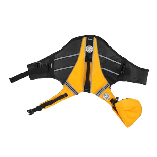 COLLBATH Weste zum Schwimmen verstellbare Haustier-Komfort-Schwimmweste Größe S Gelb Hunde-Schwimmzubehör COLLBATH Weste zum Schwimmen verstellbare Haustier-Komfort-Schwimmweste Größe S Gelb Hunde-Schwimmzubehör von COLLBATH