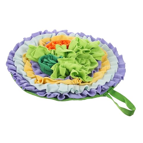 COLLBATH Kaninchen Futtermatte Interaktiv Haustier Futter-suchspiel Matte Für Kaninchen Meerschweinchen Hamster Bequeme Schnüffelmatte Für Kleine Tiere von COLLBATH