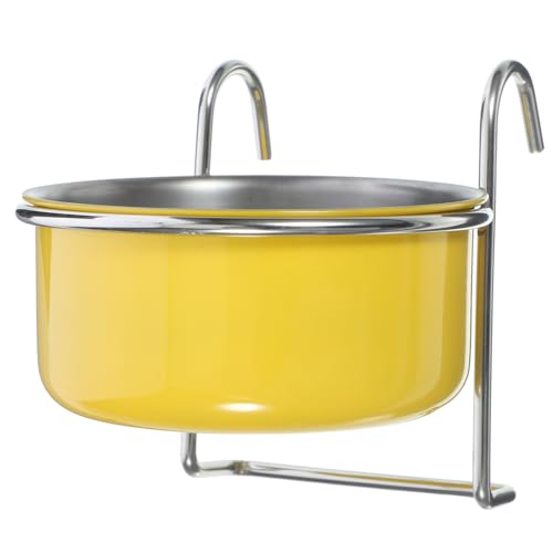 COLLBATH Futternapf Aus Edelstahl Füttern Hängende Vogelnäpfe Für Den Käfig Klein Hängende Vogelkäfigschalen Groß Vogelfutterschale Futterspender Rostfreier Stahl Yellow COLLBATH Futternapf Aus Edelstahl Füttern Hängende Vogelnäpfe Für Den Käfig Klein Hängende Vogelkäfigschalen Groß Vogelfutterschale Futterspender Rostfreier Stahl Yellow von COLLBATH