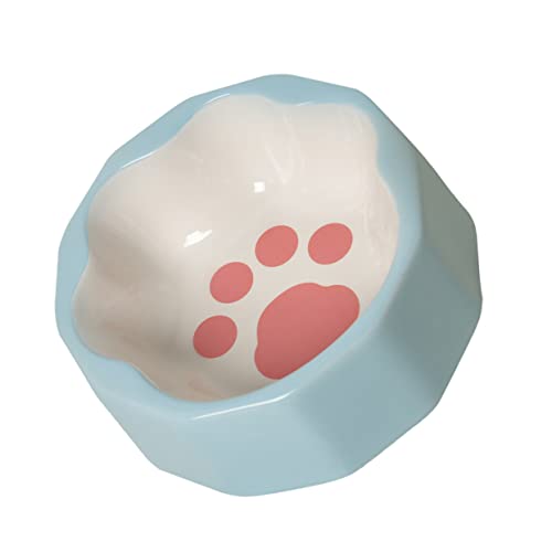 COLLBATH Futternapf Für Haustiere Fütterung Gericht Geneigter Katzennapf Schräge Katzennäpfe Drinnen Wasser Futternapf Für Katzen Schüsseln Futterspender Abgewinkelt Blue Keramik COLLBATH Futternapf Für Haustiere Fütterung Gericht Geneigter Katzennapf Schräge Katzennäpfe Drinnen Wasser Futternapf Für Katzen Schüsseln Futterspender Abgewinkelt Blue Keramik von COLLBATH
