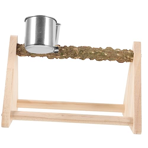COLLBATH Holz-trainingssitzstange Für Vögel Natürlicher Vogelständer Aus Holz Vogelfutternapf Sittichsitzstange Spielzeug Für Papageien COLLBATH Holz-trainingssitzstange Für Vögel Natürlicher Vogelständer Aus Holz Vogelfutternapf Sittichsitzstange Spielzeug Für Papageien von COLLBATH