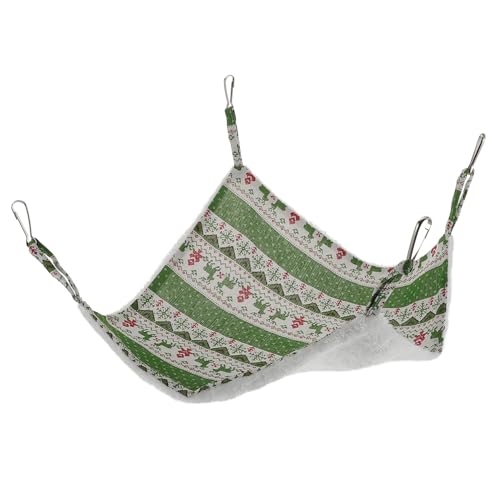 COLLBATH Hängematte Plüsch Kuschelhütte Hängendes Schlafbett Warmer Schlafsack Spielzeughamster Tier Schlafsack Haustierzubehör Plüschtiere Hamsterhausbett Chinchilla Green Baumwolle COLLBATH Hängematte Plüsch Kuschelhütte Hängendes Schlafbett Warmer Schlafsack Spielzeughamster Tier Schlafsack Haustierzubehör Plüschtiere Hamsterhausbett Chinchilla Green Baumwolle von COLLBATH
