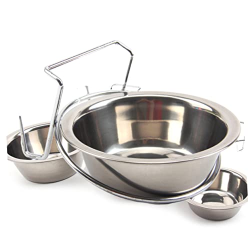 COLLBATH Hängende Hundenapf für Haustiere Große Futter und Wasserschüssel Leicht zu Reinigen für Katzen und Hunde Platzsparend und Praktisch von COLLBATH