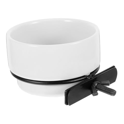 COLLBATH Hängender Keramischer Vogelfutterspender für Käfige Abnehmbarer Futternapf Weiß für Futter und Wasserschale für Garten COLLBATH Hängender Keramischer Vogelfutterspender für Käfige Abnehmbarer Futternapf Weiß für Futter und Wasserschale für Garten von COLLBATH