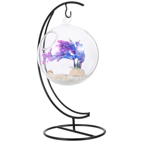 COLLBATH Hängendes Aquarium für Goldfische und Betta Fische Transparentes Design Dekorativer für Garten Zufällige Farbwahl Zufällige Farbe von COLLBATH