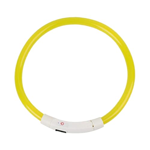 COLLBATH Halsseil Für Haustiere Beleuchtetes Hundegeschirr Led- -hundehalsband Hundehalsbandkette Pfote Led- Für Hunde Wiederaufladbar Gerät -clicker Hundeleine von COLLBATH