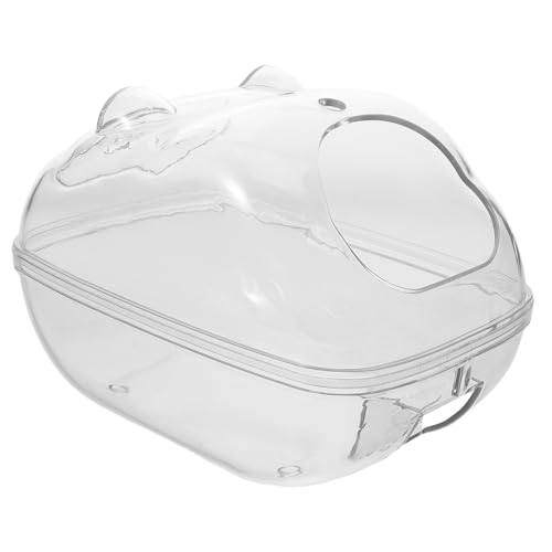 COLLBATH Hamster Badezimmer Toilette Sandbad Box Große Abnehmbare Badewanne für Hamster und Kleintiere Splashproof Design für Einfache und Pflege Multifunktionale Nutzung als Toiletten und von COLLBATH