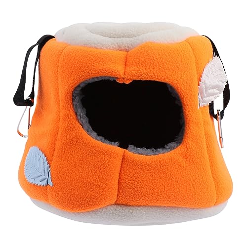 COLLBATH Hamster Baumwollnest Hamster Winterkäfig Mini-haustierbett Hamster Winterhaus Einstreu Für Hamster Igel Winternest Hamster Warmes Schlafnest Für Hamster Orange Kurzer Plüsch COLLBATH Hamster Baumwollnest Hamster Winterkäfig Mini-haustierbett Hamster Winterhaus Einstreu Für Hamster Igel Winternest Hamster Warmes Schlafnest Für Hamster Orange Kurzer Plüsch von COLLBATH