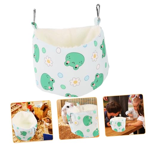 COLLBATH Warmes Hamster-hängebett Aus Stoff Kleintier-hängematte Zum Schaukeln Und Spielen Für Hamsterkäfig Und Meerschweinchen-Habitat COLLBATH Warmes Hamster-hängebett Aus Stoff Kleintier-hängematte Zum Schaukeln Und Spielen Für Hamsterkäfig Und Meerschweinchen-Habitat von COLLBATH