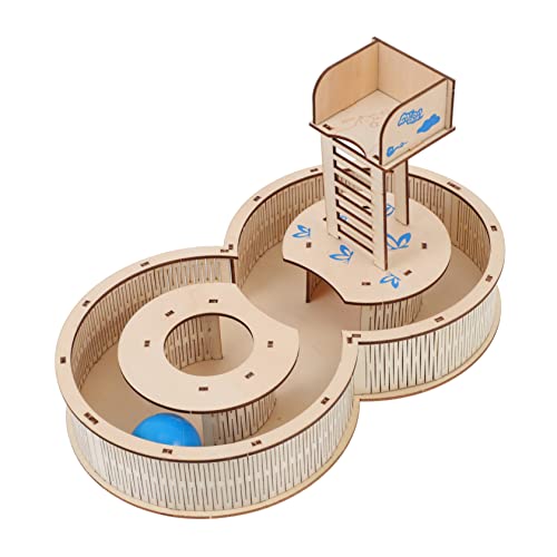 COLLBATH Holz-Labyrinth-Spielzeug Für Hamster Set Mit Treppen- Und Brückenklettern Sicherer Spaß Für Kleintiere Aus Material Zufällige Farbe COLLBATH Holz-Labyrinth-Spielzeug Für Hamster Set Mit Treppen- Und Brückenklettern Sicherer Spaß Für Kleintiere Aus Material Zufällige Farbe von COLLBATH
