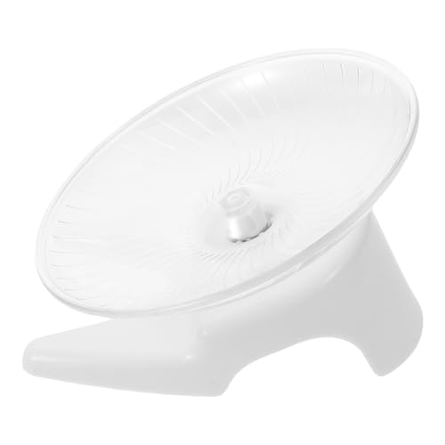 COLLBATH Hamster-Laufrad: Leises Spinnrad für kleine Haustiere mit rutschfestem Ständer, Übungs-Spinner-Spielzeug für Hamster, Rennmäuse, Igel, Weiß COLLBATH Hamster-Laufrad: Leises Spinnrad für kleine Haustiere mit rutschfestem Ständer, Übungs-Spinner-Spielzeug für Hamster, Rennmäuse, Igel, Weiß von COLLBATH