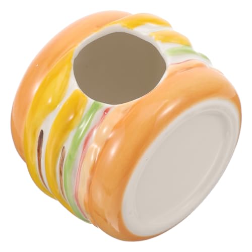 COLLBATH Keramik Hamster Haus in Burger Form Hamster Hideout Für Kleintiere Kühlendes Nest Schlafbereich Haustier Versteck COLLBATH Keramik Hamster Haus in Burger Form Hamster Hideout Für Kleintiere Kühlendes Nest Schlafbereich Haustier Versteck von COLLBATH