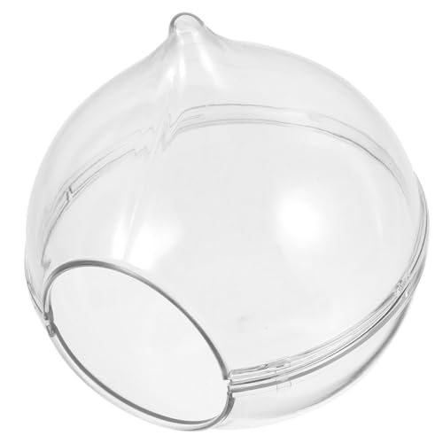 COLLBATH Acryl Hamster Sand Bad Abnehmbare Katzentoilette Haustier Käfig Zubehör COLLBATH Acryl Hamster Sand Bad Abnehmbare Katzentoilette Haustier Käfig Zubehör von COLLBATH