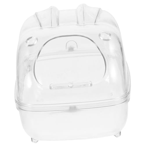 COLLBATH Meerschweinchen Zubehoer Hamster Sandbad Badewanne Für Kleine Transparenter Spritzwassergeschützter Sandbad Behälter Für Hamster Und Meerschweinchen Ideal Für Die Pflege Und Von COLLBATH Meerschweinchen Zubehoer Hamster Sandbad Badewanne Für Kleine Transparenter Spritzwassergeschützter Sandbad Behälter Für Hamster Und Meerschweinchen Ideal Für Die Pflege Und Von von COLLBATH