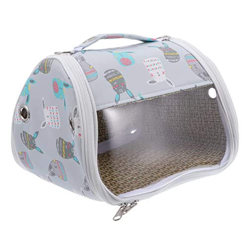 COLLBATH Tragetasche für Hamster atmungsaktiv tragbare Reisetasche für Kleintiere Auslaufmodelle passend für Hamster Rennmäuse Chinchillas Eichhörnchen Igel Meerschweinchen Graukaninchen L von COLLBATH
