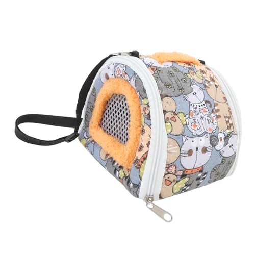 COLLBATH Reise-Aufbewahrungstasche für Haustiere für Hamster Rennmäuse Eichhörnchen Tragbarer Trage-Rucksack Netzbelüftung Abnehmbare Träger Leicht Zu Reinigen für Den Außenbereich Geeignet COLLBATH Reise-Aufbewahrungstasche für Haustiere für Hamster Rennmäuse Eichhörnchen Tragbarer Trage-Rucksack Netzbelüftung Abnehmbare Träger Leicht Zu Reinigen für Den Außenbereich Geeignet von COLLBATH