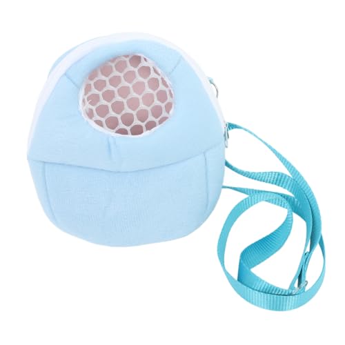 COLLBATH Atmungsaktive Hamster-Tragetasche Aus Netzstoff – Umhängetasche Für Kleintiere Für Unterwegs Mit Bequemem Futter von COLLBATH