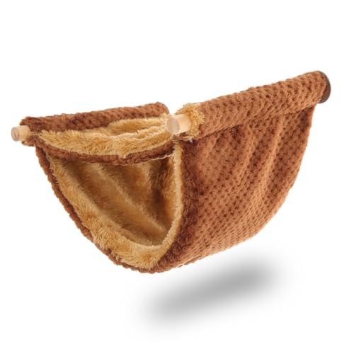 COLLBATH Hamster Warme Hängematte Hängendes Hängemattenbett Hamsterbett Guinea-hängematte Meerschweinchenbett Haustierzubehör Vogel Hängt Kleintier-hängetunnel Flanell Coffee COLLBATH Hamster Warme Hängematte Hängendes Hängemattenbett Hamsterbett Guinea-hängematte Meerschweinchenbett Haustierzubehör Vogel Hängt Kleintier-hängetunnel Flanell Coffee von COLLBATH