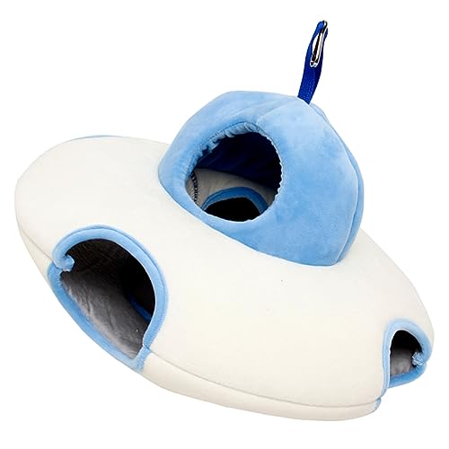 COLLBATH Hamster Warmes Nest UFO-förmige Haustier Plüschhütte Haustier Schlafhaus Hängende Hängematte COLLBATH Hamster Warmes Nest UFO-förmige Haustier Plüschhütte Haustier Schlafhaus Hängende Hängematte von COLLBATH