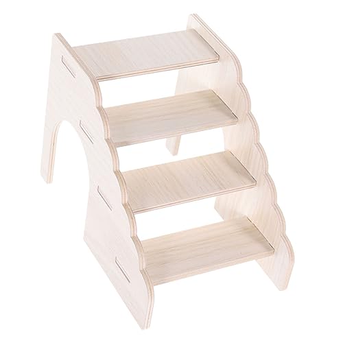COLLBATH Holzleiter Für Kleintiere Kletterspielzeug Für Hamster Rennmäuse Und Meerschweinchen Robust Und Sicher von COLLBATH