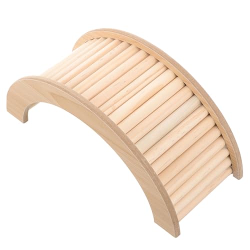 COLLBATH Holzbrücke Für Kleintiere Robuste Kletterleiter Für Hamster Chinchillas Und Meerschweinchen Natürliche Spielzeug-brücke Für Bewegung Und Spaß Großes Tierzubehör Für von COLLBATH