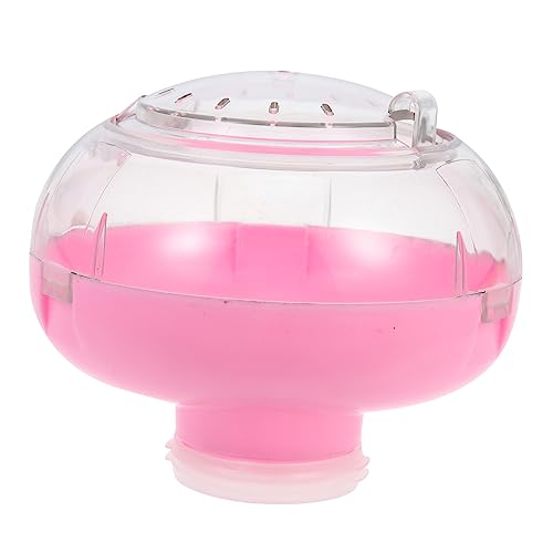 COLLBATH Hamsterbad Hamster klo Hamster Hamster Futtertrog Hamster Tunnel hamsterzubehör Käfig Container groß Haustier Hamsterversorgung Sandbad für Hamster Plastik Rosa von COLLBATH