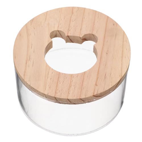 COLLBATH Kleine Hamster-badewanne Wiederverwendbare Sandbad-Box Für Kleintiere Transparentes Design Multifunktional Als Toilette Und Bad Für Hamster Und Chinchillas von COLLBATH