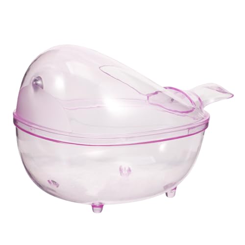 COLLBATH Hamsterbad Rennmaus Badesand Klare Hamstertoilette Meerschweinchen Versteck Sandbadbehälter Für Hamster Hamster-sandbad-Fall Badewannenhalter Für Meerschweinchen Lavender Plastik COLLBATH Hamsterbad Rennmaus Badesand Klare Hamstertoilette Meerschweinchen Versteck Sandbadbehälter Für Hamster Hamster-sandbad-Fall Badewannenhalter Für Meerschweinchen Lavender Plastik von COLLBATH