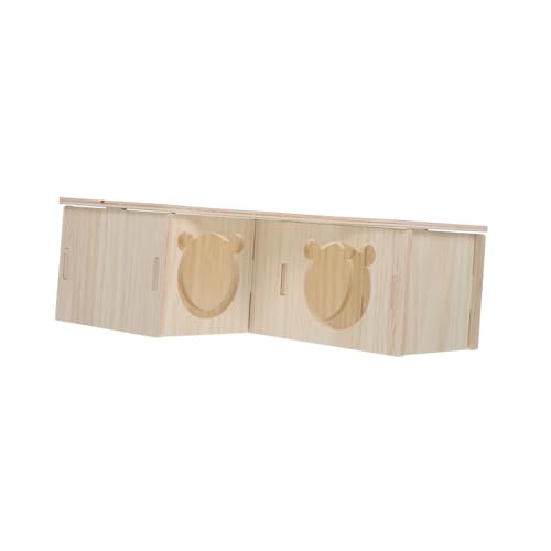 COLLBATH Tierversteck aus Holz Hamster-Labyrinth stabiles Nistspielzeug für die Unterhaltung beim Training von Haustieren COLLBATH Tierversteck aus Holz Hamster-Labyrinth stabiles Nistspielzeug für die Unterhaltung beim Training von Haustieren von COLLBATH