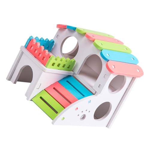 COLLBATH Handgemachtes Holz-hamsterhaus Für Kleine Haustiere Natürlicher Unterschlupf Und Spielplatz Für Hamster Zwerghamster Und Nager Mit Platz Für Gemütliche Ruhezeiten COLLBATH Handgemachtes Holz-hamsterhaus Für Kleine Haustiere Natürlicher Unterschlupf Und Spielplatz Für Hamster Zwerghamster Und Nager Mit Platz Für Gemütliche Ruhezeiten von COLLBATH