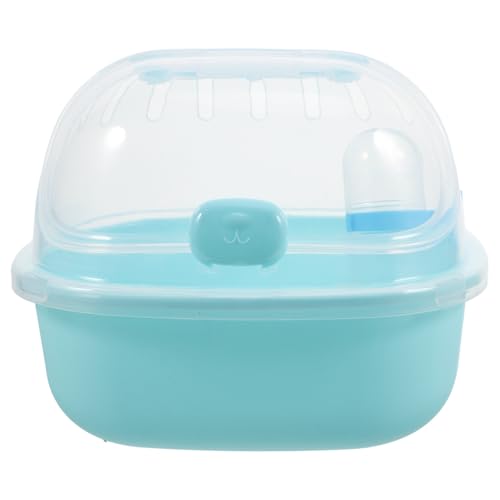 COLLBATH Tragbarer Hamster-reiseträger Mit Transparentem Design Hamsterkäfig Für Kleine Tiere Leicht Zu Transportieren Und Sicher Für Ausflüge Und Reisen von COLLBATH