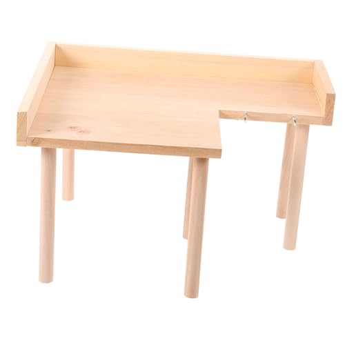 COLLBATH Elegante Holz Hamster Form Spielzeug Chinchilla Käfig Haustier Spielen Plattform von COLLBATH