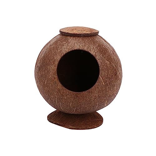 COLLBATH Kokosnussschalen-hamsternest Nistplatz Für Vögel Eichhörnchen Meerschweinchen Haustierkomfort COLLBATH Kokosnussschalen-hamsternest Nistplatz Für Vögel Eichhörnchen Meerschweinchen Haustierkomfort von COLLBATH