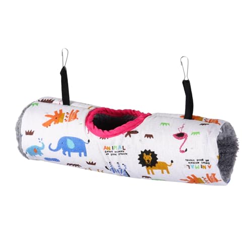 COLLBATH Bett für Chinchillas und Frettchen doppellagig Haustierkäfig Hängematte Hamster-Hängebett warmes Nest für Kleintiere 2 Metallhaken COLLBATH Bett für Chinchillas und Frettchen doppellagig Haustierkäfig Hängematte Hamster-Hängebett warmes Nest für Kleintiere 2 Metallhaken von COLLBATH