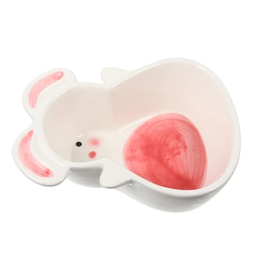 COLLBATH Futternapf Für Kleintiere Keramiknapf Tierbedarf Einfach Zu Reinigen Cartoon-Stil Futterspender Für Hamster von COLLBATH