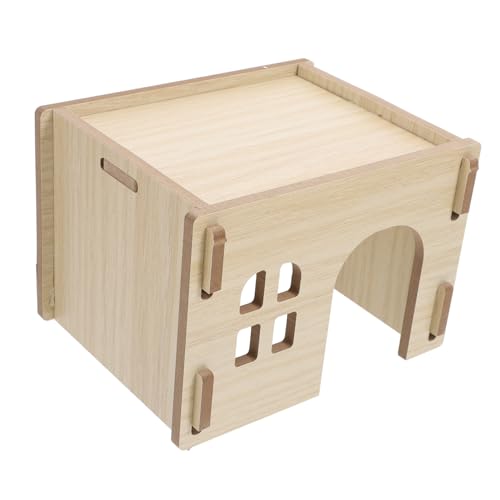 COLLBATH Hamster Versteck Aus Holz Multifunktionale Kleine Tierunterkunft Futter Wasserstation Für Hamster Meerschweinchen Und Kleintiere Robuster Und Einfacher Zu Reinigender Unterschlupf COLLBATH Hamster Versteck Aus Holz Multifunktionale Kleine Tierunterkunft Futter Wasserstation Für Hamster Meerschweinchen Und Kleintiere Robuster Und Einfacher Zu Reinigender Unterschlupf von COLLBATH