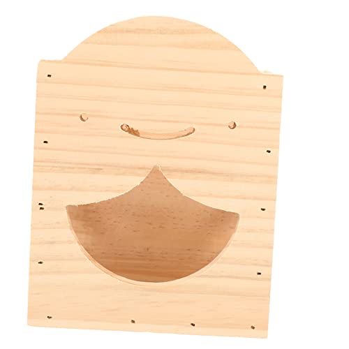 COLLBATH Heu-Futterständer aus Holz für Kaninchen. Stabiler einfach zu installierender Heubehälter-Fixator für den Käfig Kleiner Tiere von COLLBATH