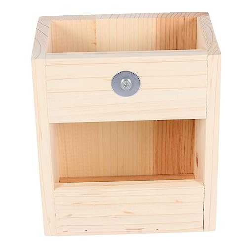 COLLBATH Heu-futterbox Aus Holz Für Hasen Heu-futterständer Heubox Für Chinchillas Meerschweinchen Hamster Leicht Zugängliche Futterkrippe COLLBATH Heu-futterbox Aus Holz Für Hasen Heu-futterständer Heubox Für Chinchillas Meerschweinchen Hamster Leicht Zugängliche Futterkrippe von COLLBATH