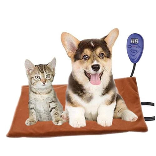 COLLBATH Hundebett Mit Heizkissen Für Haustiere Automatische Wärmebett Mit Konstanter Temperatur Für Innenbereich Eu-stecker von COLLBATH