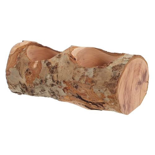 COLLBATH Futternapf aus Holz für Hamster Doppelschlitz Futternapf aus Holz für Igel Meerschweinchen Futternapf für Haustiere leicht zu reinigen für die tägliche Fütterung COLLBATH Futternapf aus Holz für Hamster Doppelschlitz Futternapf aus Holz für Igel Meerschweinchen Futternapf für Haustiere leicht zu reinigen für die tägliche Fütterung von COLLBATH