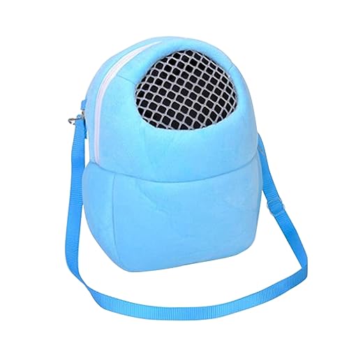 COLLBATH Reisefreundlicher Haustierbedarf belüfteter Haustier-Rucksack Nagetier-Transportbox Größe M Blau Haustier-Tragetasche COLLBATH Reisefreundlicher Haustierbedarf belüfteter Haustier-Rucksack Nagetier-Transportbox Größe M Blau Haustier-Tragetasche von COLLBATH
