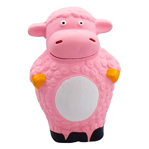COLLBATH Kauspielzeug Für Haustiere Stehendes Schaf Mit Geräuschfunktion Aus Langlebigem Latex Pink Ideales Beiß Für Welpen Und Kleine Hunde Zahnpflege Und Spielspaß Einem COLLBATH Kauspielzeug Für Haustiere Stehendes Schaf Mit Geräuschfunktion Aus Langlebigem Latex Pink Ideales Beiß Für Welpen Und Kleine Hunde Zahnpflege Und Spielspaß Einem von COLLBATH