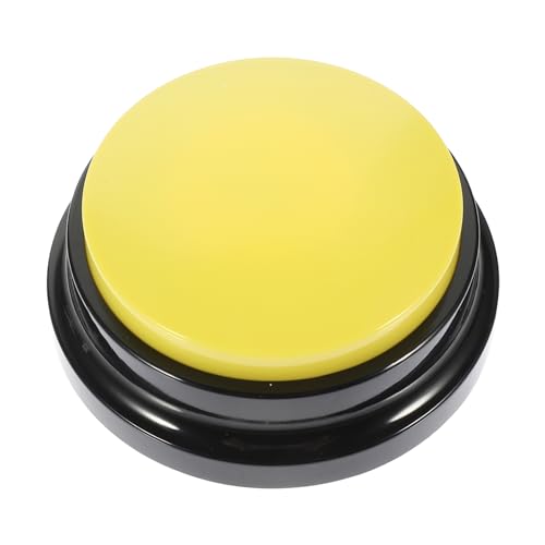 COLLBATH Haustier-Taste Groß Party Knopf Aufnahmetaste Klicker Hundesummer Hundeknöpfe Quietscher Für Hundespielzeug Hund Taste Hundetrainingstasten Für Die Kommunikation Ja Plastik Yellow COLLBATH Haustier-Taste Groß Party Knopf Aufnahmetaste Klicker Hundesummer Hundeknöpfe Quietscher Für Hundespielzeug Hund Taste Hundetrainingstasten Für Die Kommunikation Ja Plastik Yellow von COLLBATH