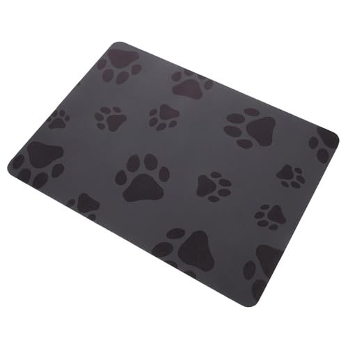 COLLBATH Haustier Tischset Pfote Haustiere Wassernapfmatte Hundenapfmatte Hundefutterstation Futtermatte Für Hundenäpfe Katzennapfmatte Futtermatte Für Hundenapf Haustier von COLLBATH