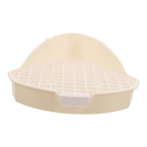 COLLBATH Katzentoilette Ecke Haustier Toilettenhalter Kleintiertoilette Kunststoff Meerschweinchen Töpfchen Haustier Itter Trays von COLLBATH