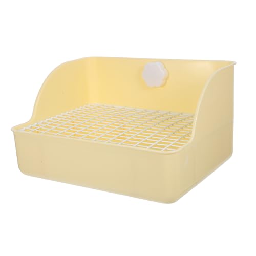 COLLBATH Haustier Toilette für Chinchillas und Kleintiere Anpassbare Ecktoilette mit Hohen Wänden für Käfigumgebung Effizientes Toilettentraining und Komfortables von COLLBATH
