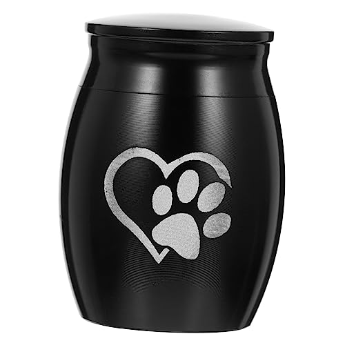 COLLBATH Haustier Urne Tier Aschebehälter Asche Andenken Erinnerungsurne für Asche Haustier-Denkmal Katzen-Denkmal Hundeurnen für Asche Urne für Hundeasche Rostfreier Stahl Black COLLBATH Haustier Urne Tier Aschebehälter Asche Andenken Erinnerungsurne für Asche Haustier-Denkmal Katzen-Denkmal Hundeurnen für Asche Urne für Hundeasche Rostfreier Stahl Black von COLLBATH