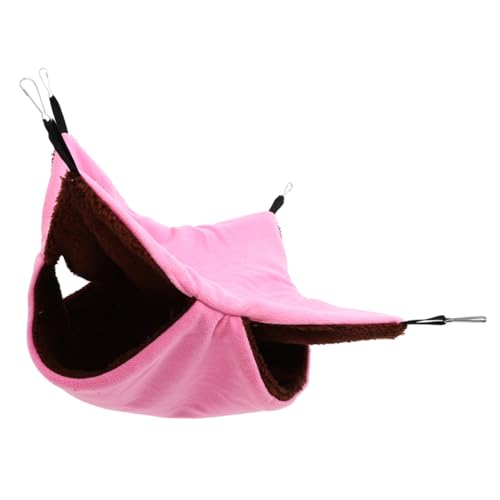 COLLBATH Käfighängematte Für Kleintiere Baumwolle Hamsterbett Warme Meerschweinchenversteck Atmungsaktiv Hängende Chinchilla-hängematte COLLBATH Käfighängematte Für Kleintiere Baumwolle Hamsterbett Warme Meerschweinchenversteck Atmungsaktiv Hängende Chinchilla-hängematte von COLLBATH